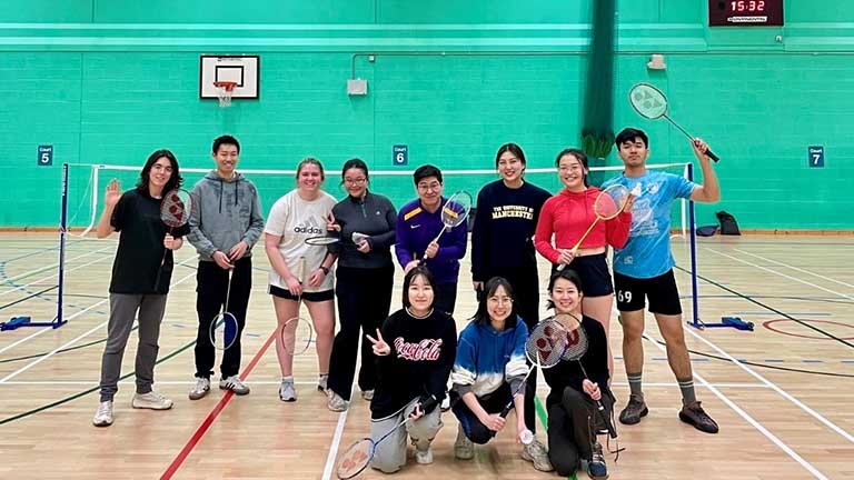 MCFP students breaking a sweat with fun badminton sessions